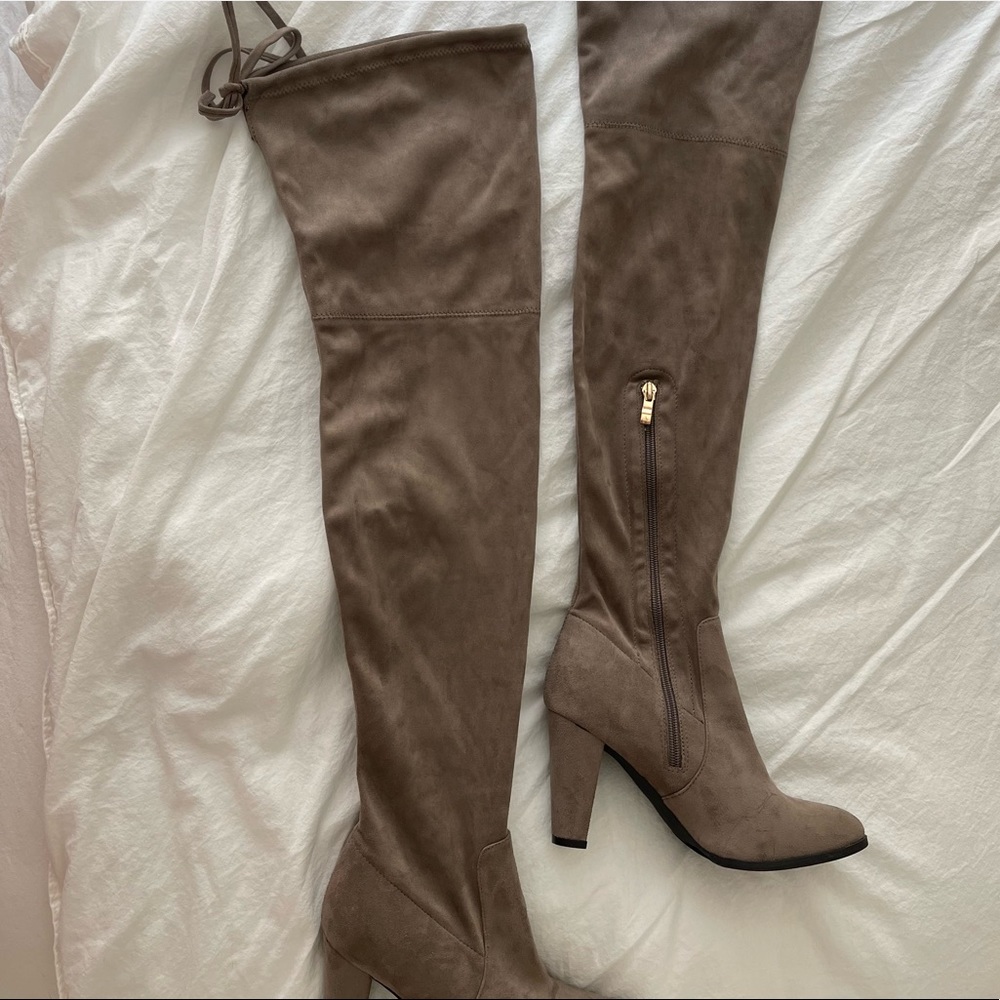 Catherine Malandrino Thigh High Heeled Boots- Size 8